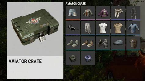pioneer crate pubg|pub g contents aviator crate.